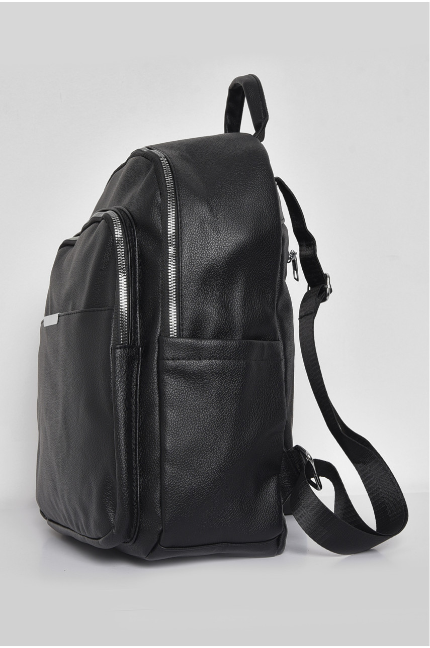 Жіночий рюкзак з екошкіри чорного кольору 523 173468