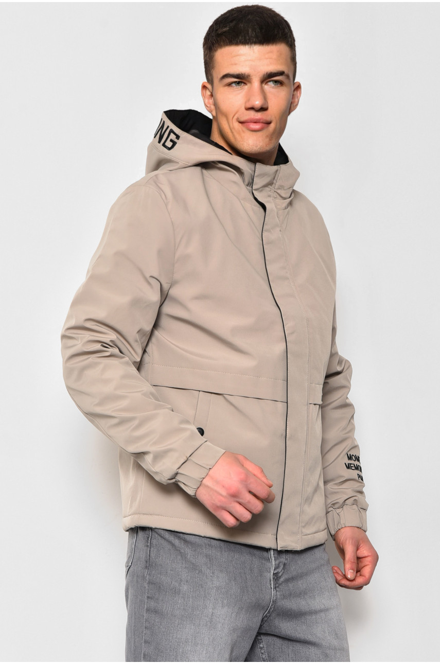 Куртка мужская демисезонная бежевого цвета 9951 173536