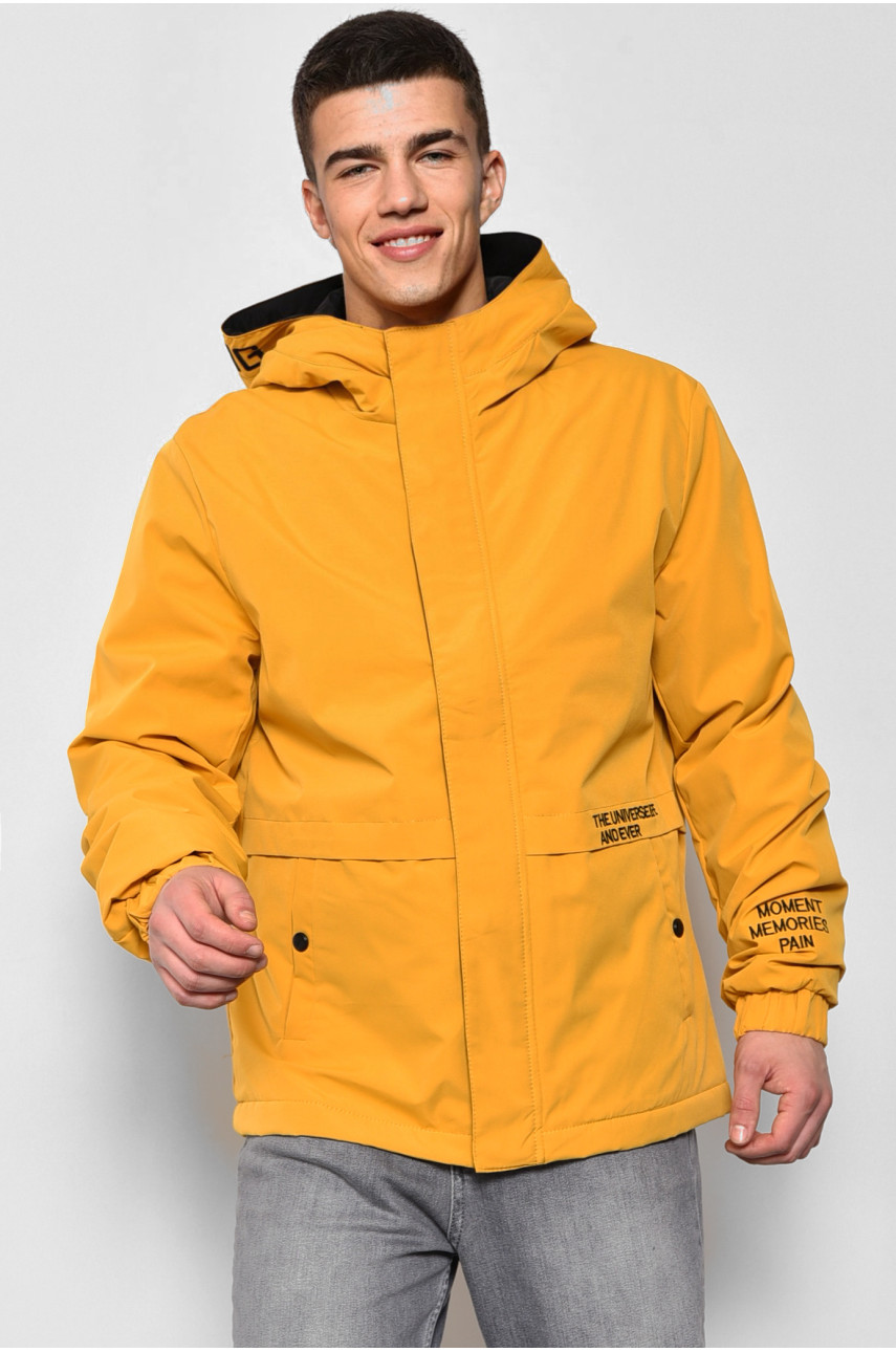 Куртка мужская демисезонная горчичного цвета 9951 173538