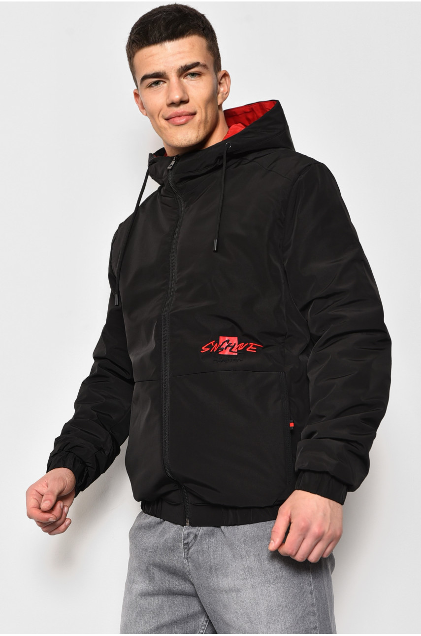Куртка мужская демисезонная черного цвета 9950 173539