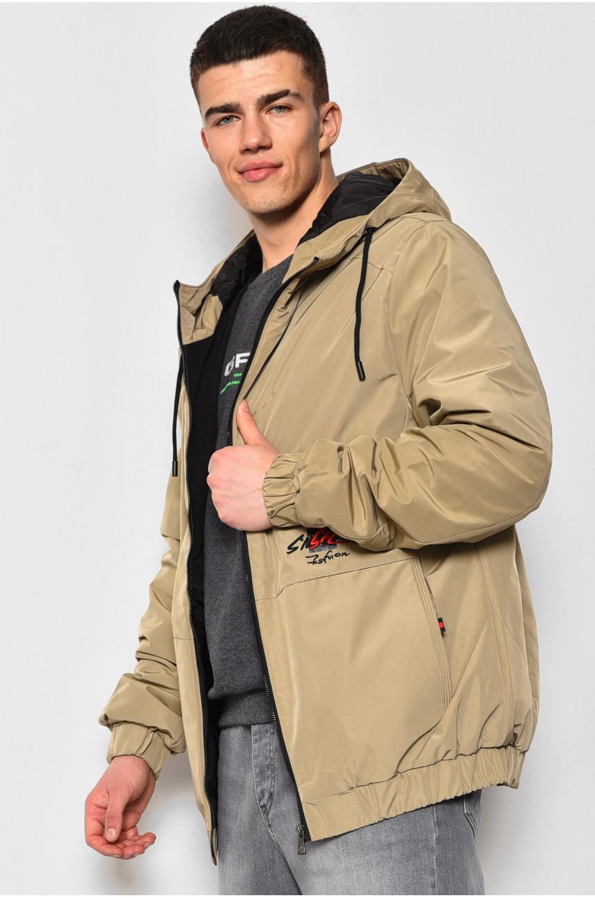 Куртка мужская демисезонная бежевого цвета Уценка 9950 173541