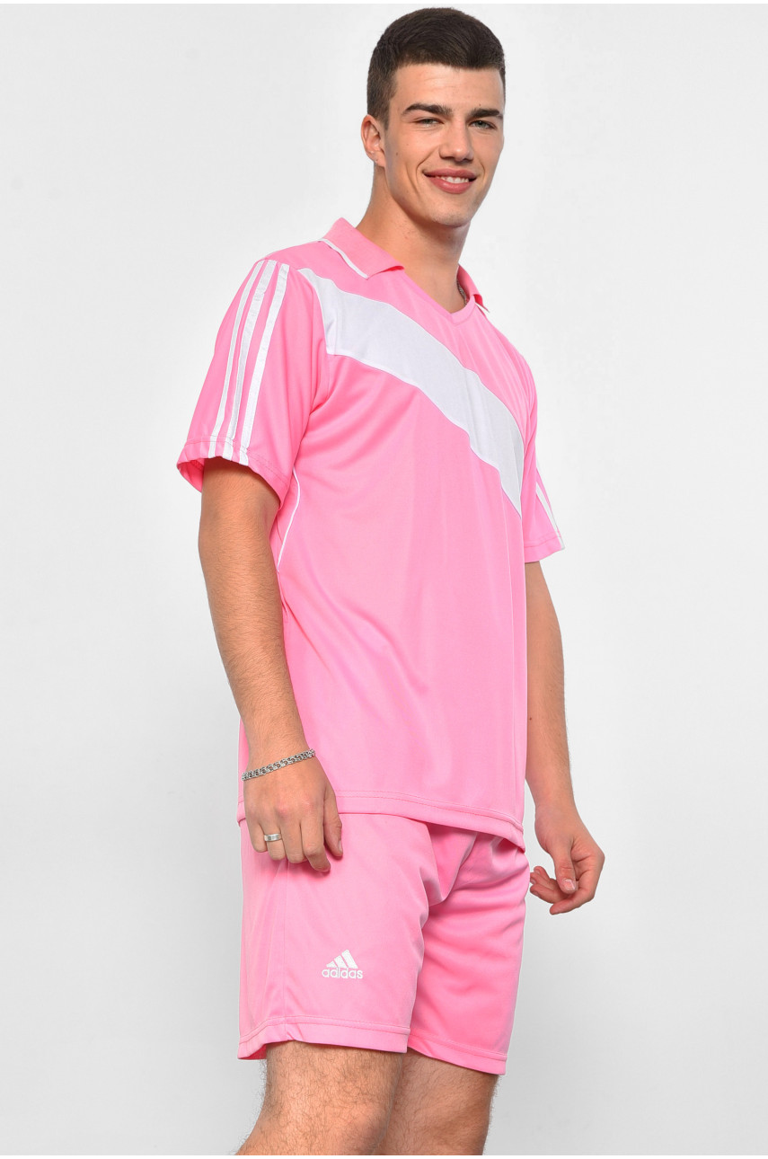 Футбольна форма чоловіча рожевого кольору 173890