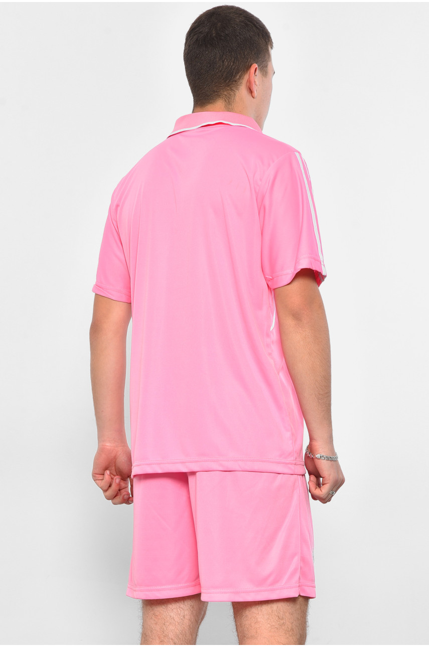 Футбольная форма мужская розового цвета 173890