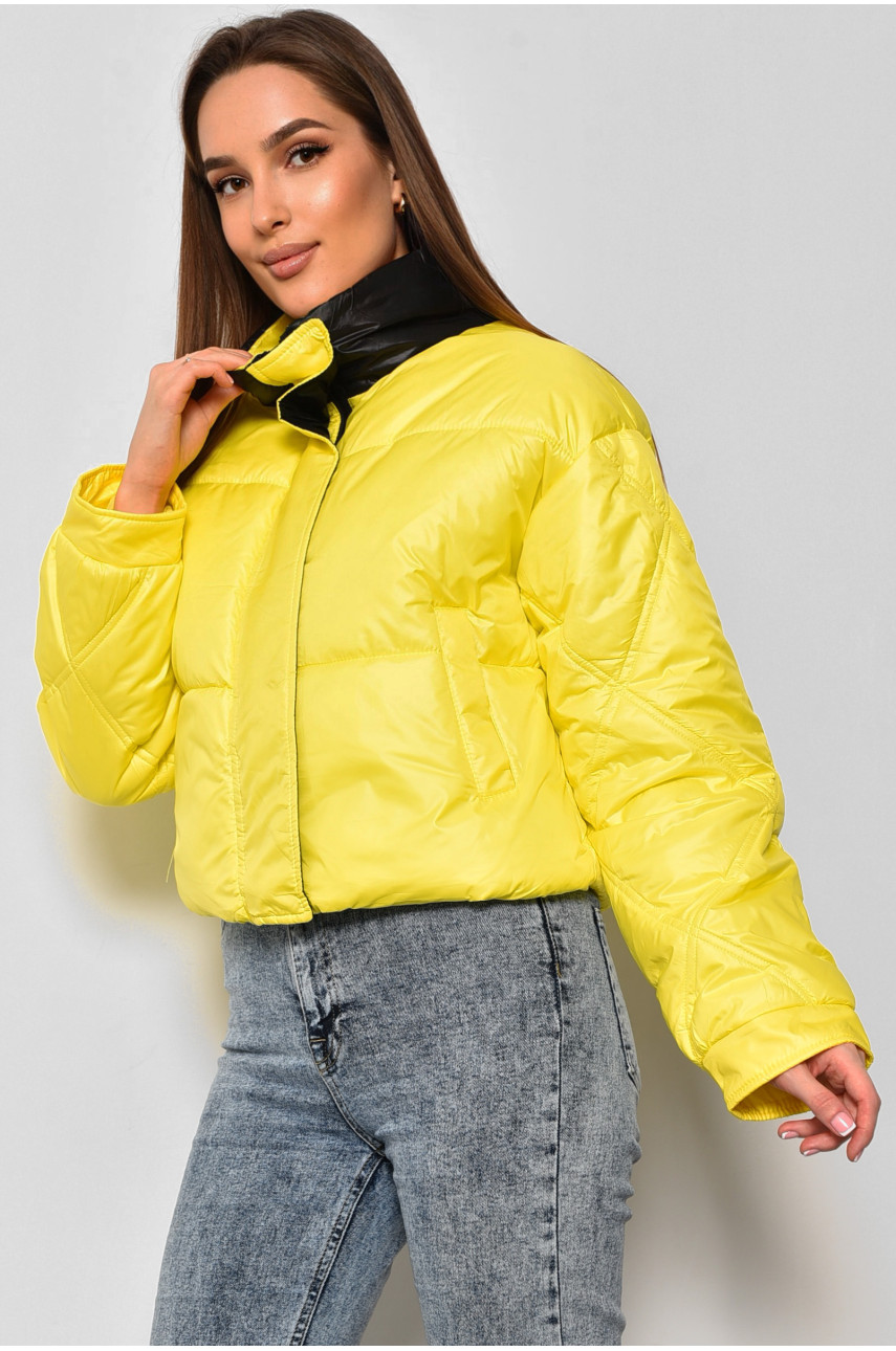 Куртка жіноча демісезонна жовтого кольору 1016 174110