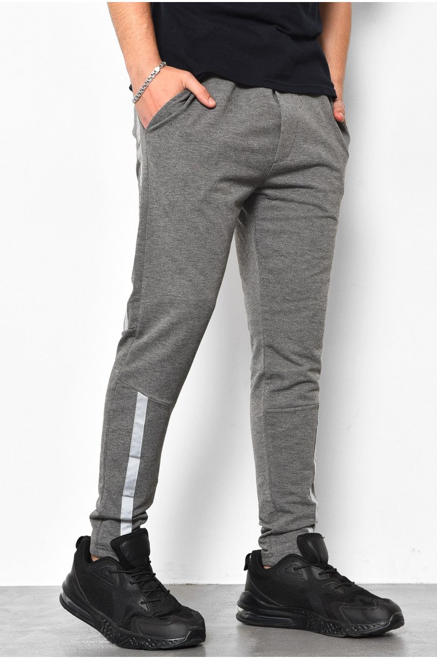 Спортивные штаны мужские серого цвета 174172