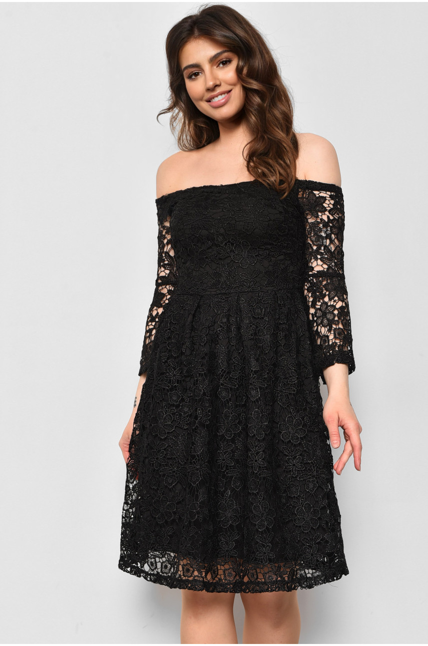 Платье женское черного цвета 174606
