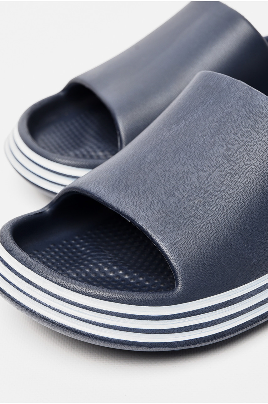 Шльопанці чоловічі піна темно-синього кольору 236 174897