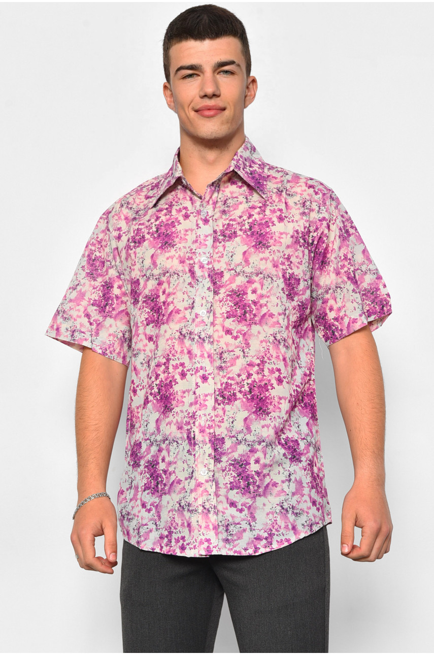 Рубашка мужская салатового цвета 10069 174929