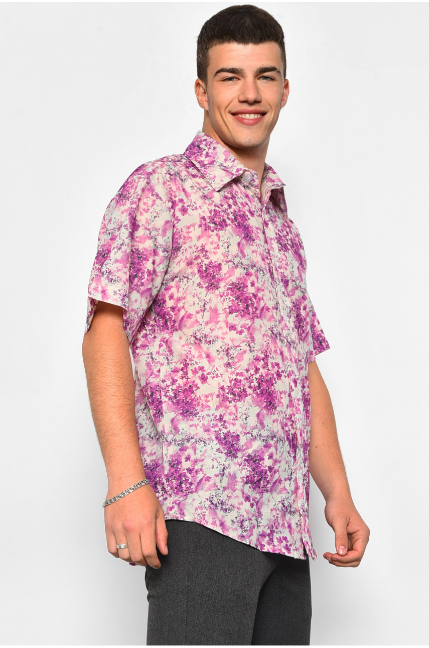 Рубашка мужская салатового цвета 10069 174929