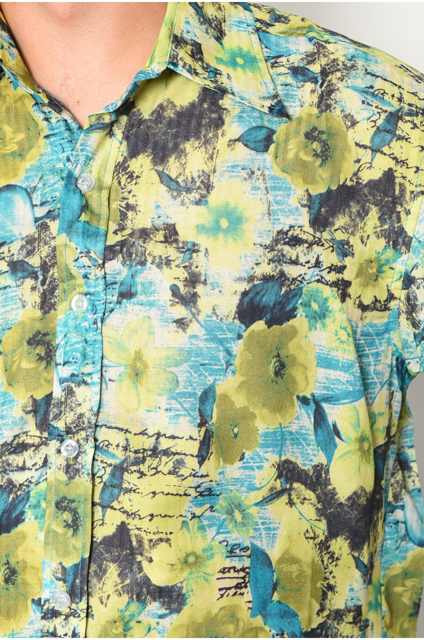 Рубашка мужская сиреневого цвета 10008 174930