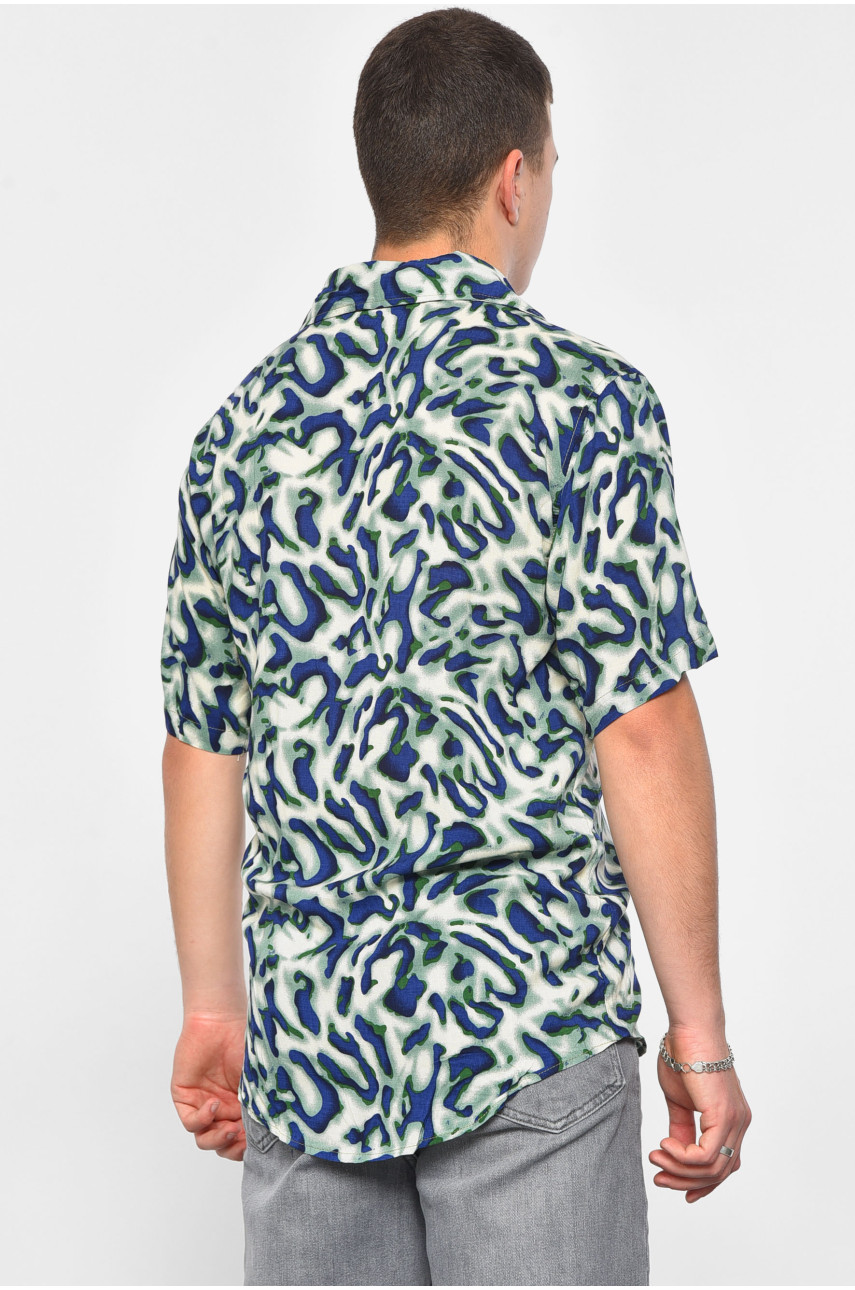 Рубашка мужская зеленого цвета 10058 174931