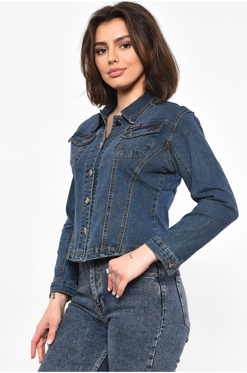 Рубашка женская джинсовая синего цвета 3001 174945
