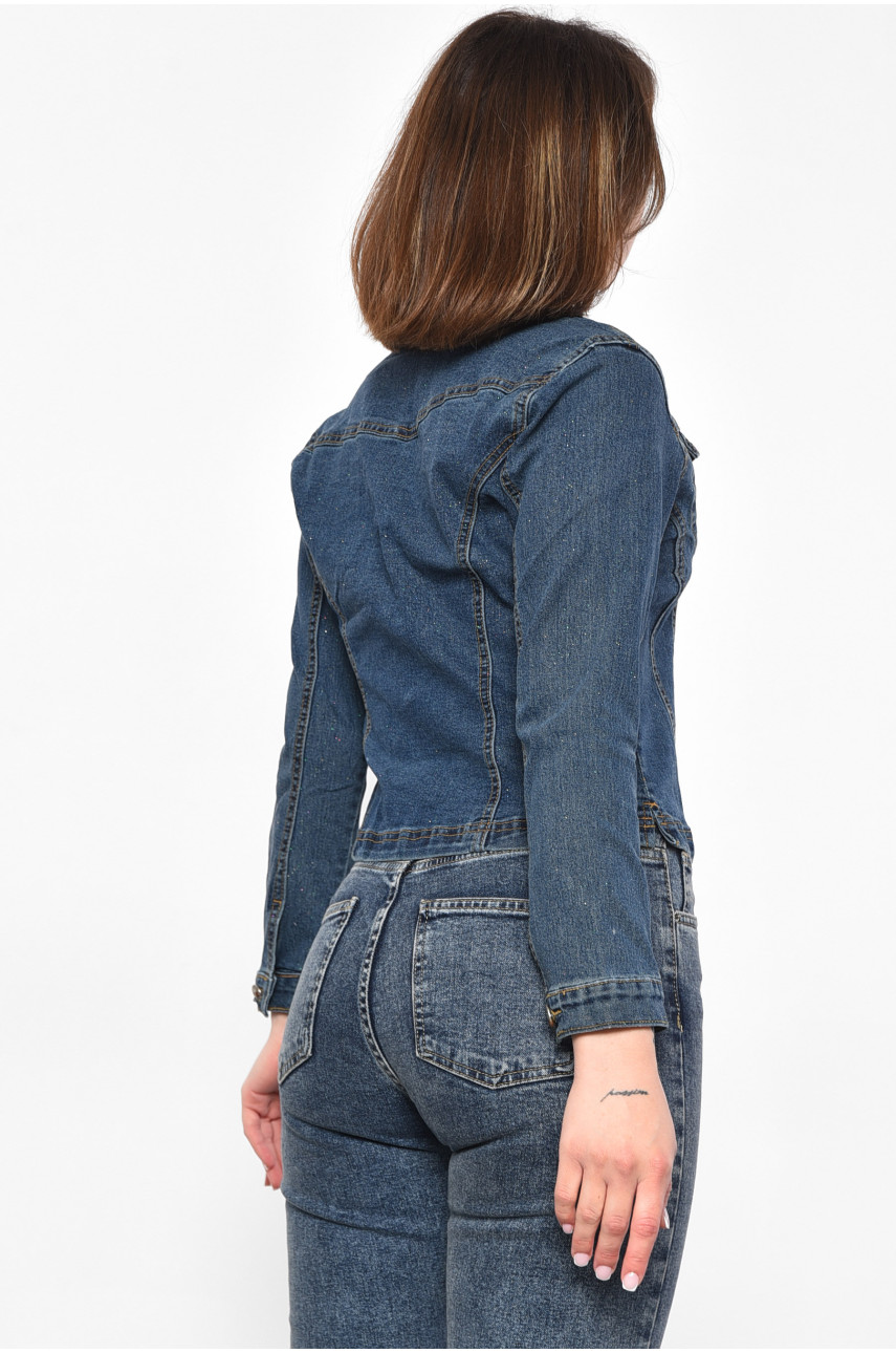 Рубашка женская джинсовая синего цвета 3001 174945