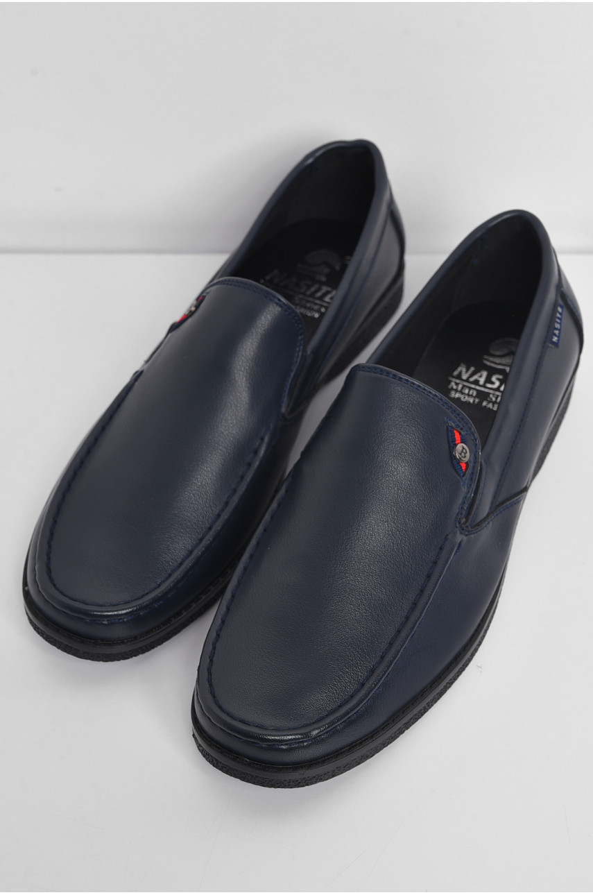 Туфлі чоловічі темно-синього кольору D82-3D 174998