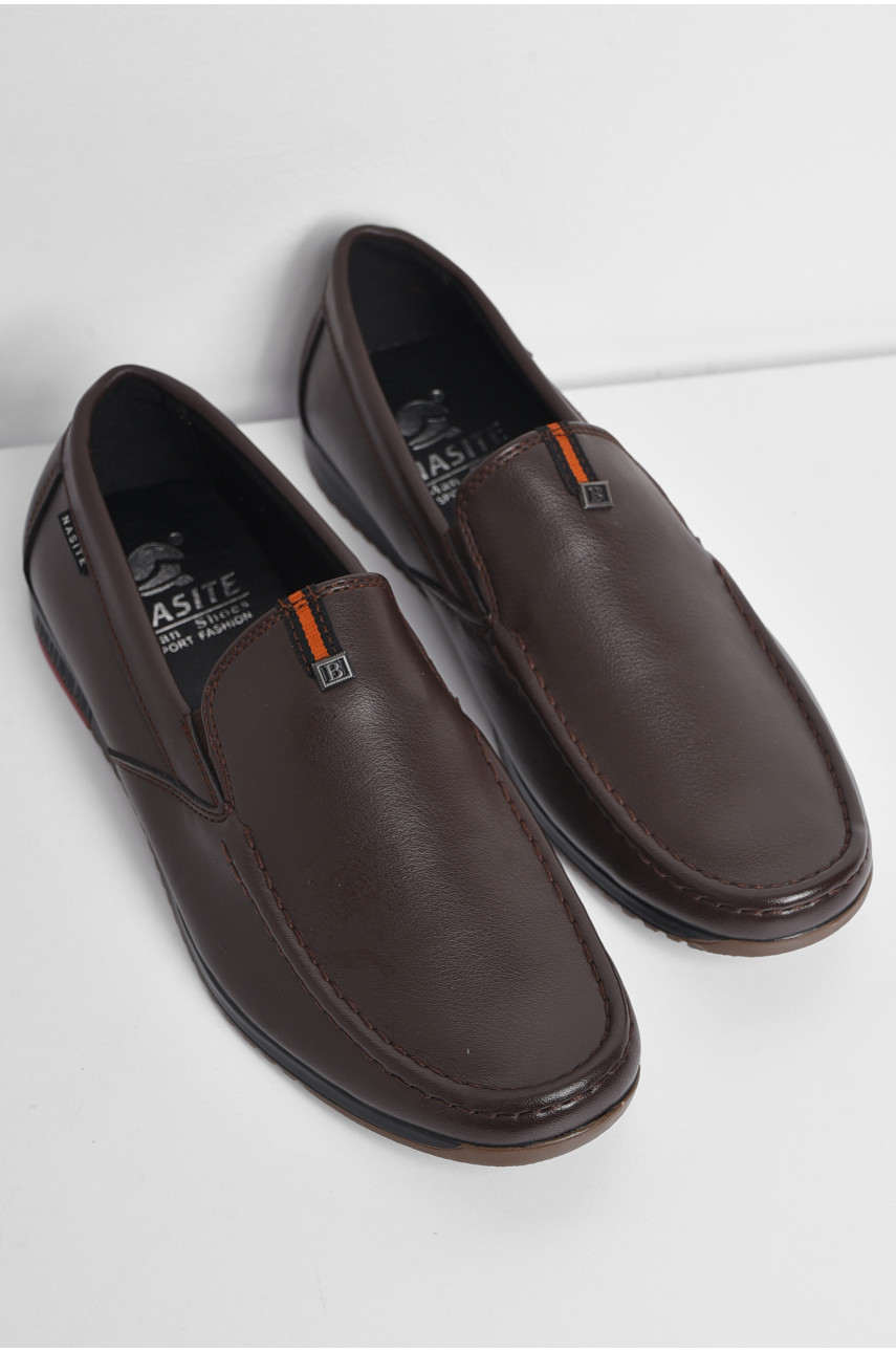 Туфлі чоловічі коричневого кольору D82-3Н 174999
