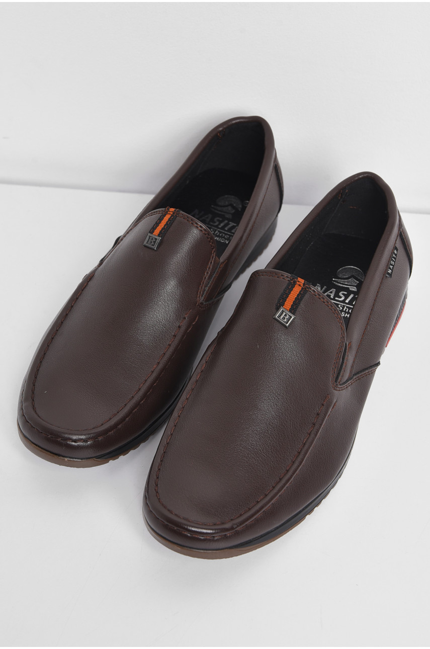 Туфлі чоловічі коричневого кольору D82-3Н 174999