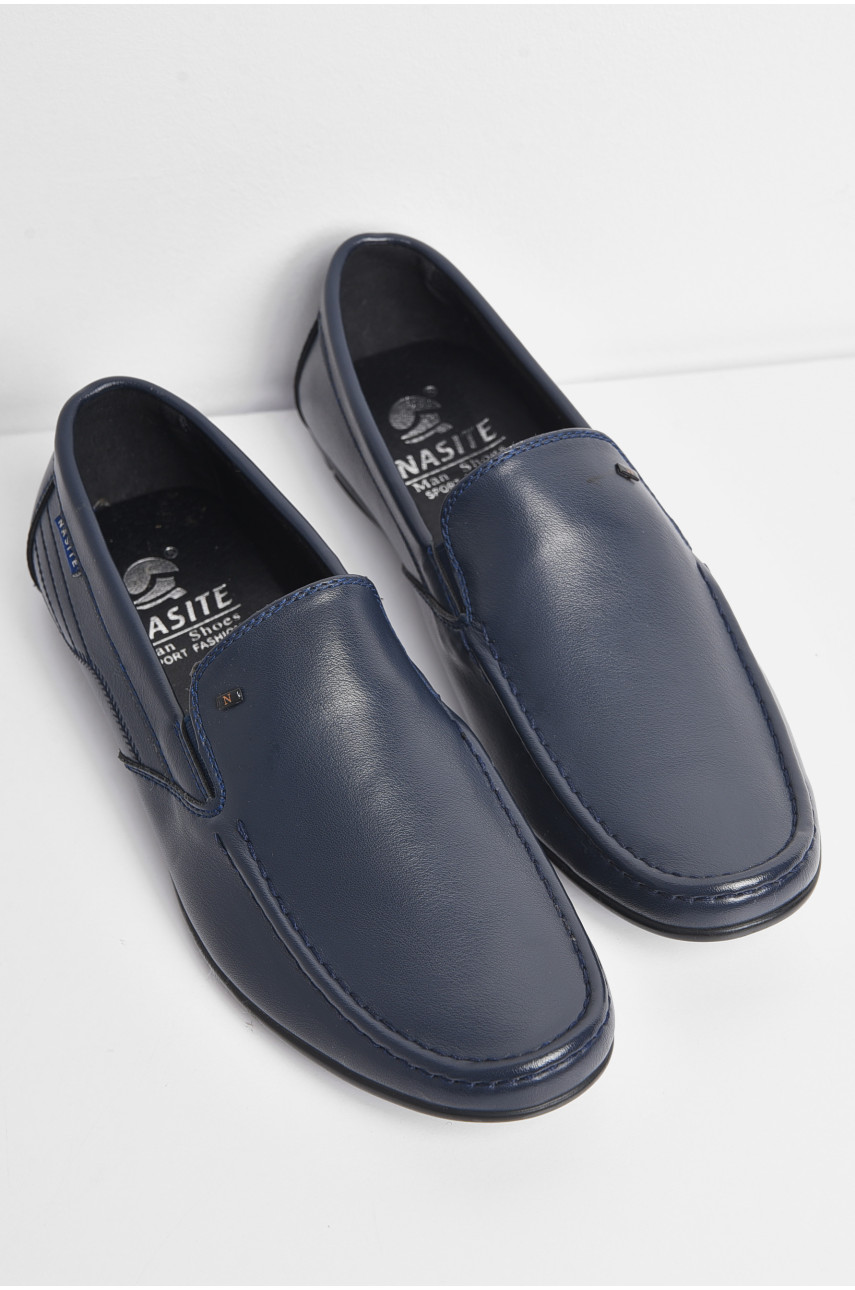 Туфлі чоловічі темно-синього кольору D81-6D 175151