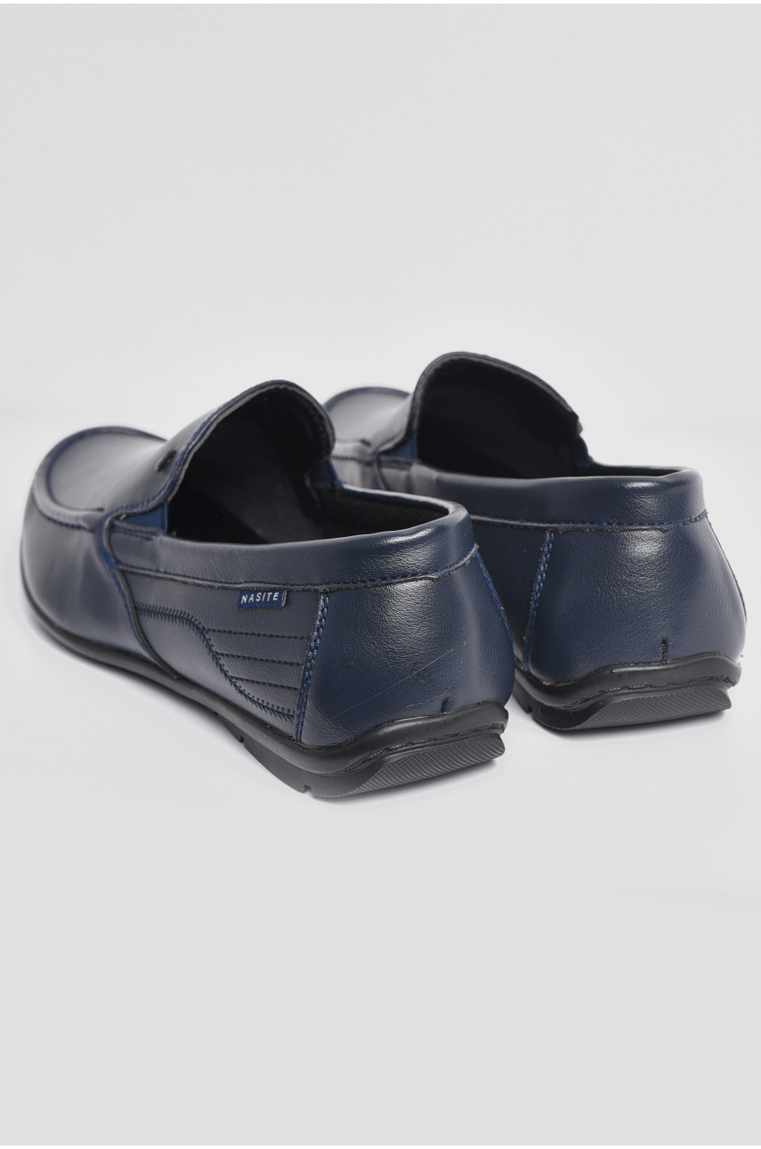 Туфлі чоловічі темно-синього кольору D81-6D 175151