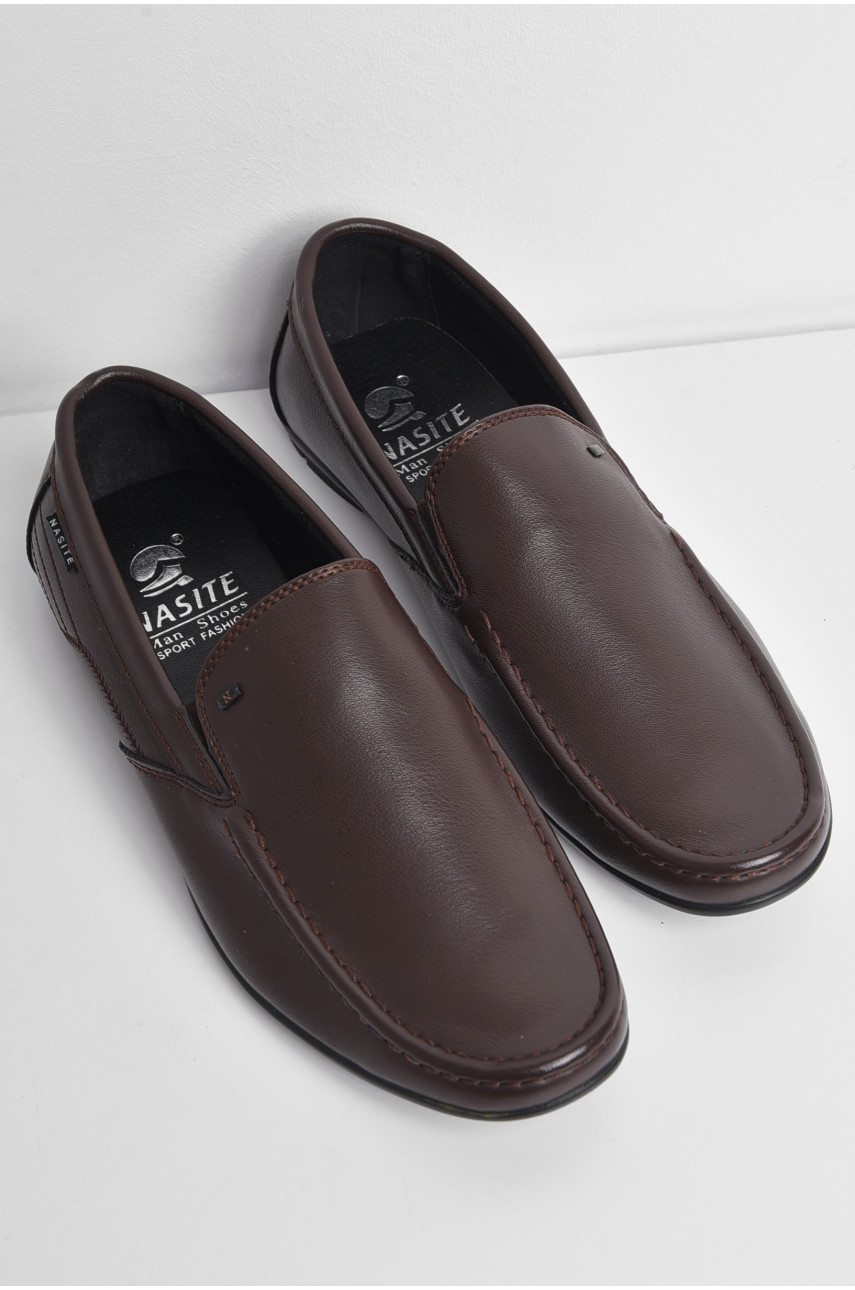Туфлі чоловічі коричневого кольору D81-6Н 175154