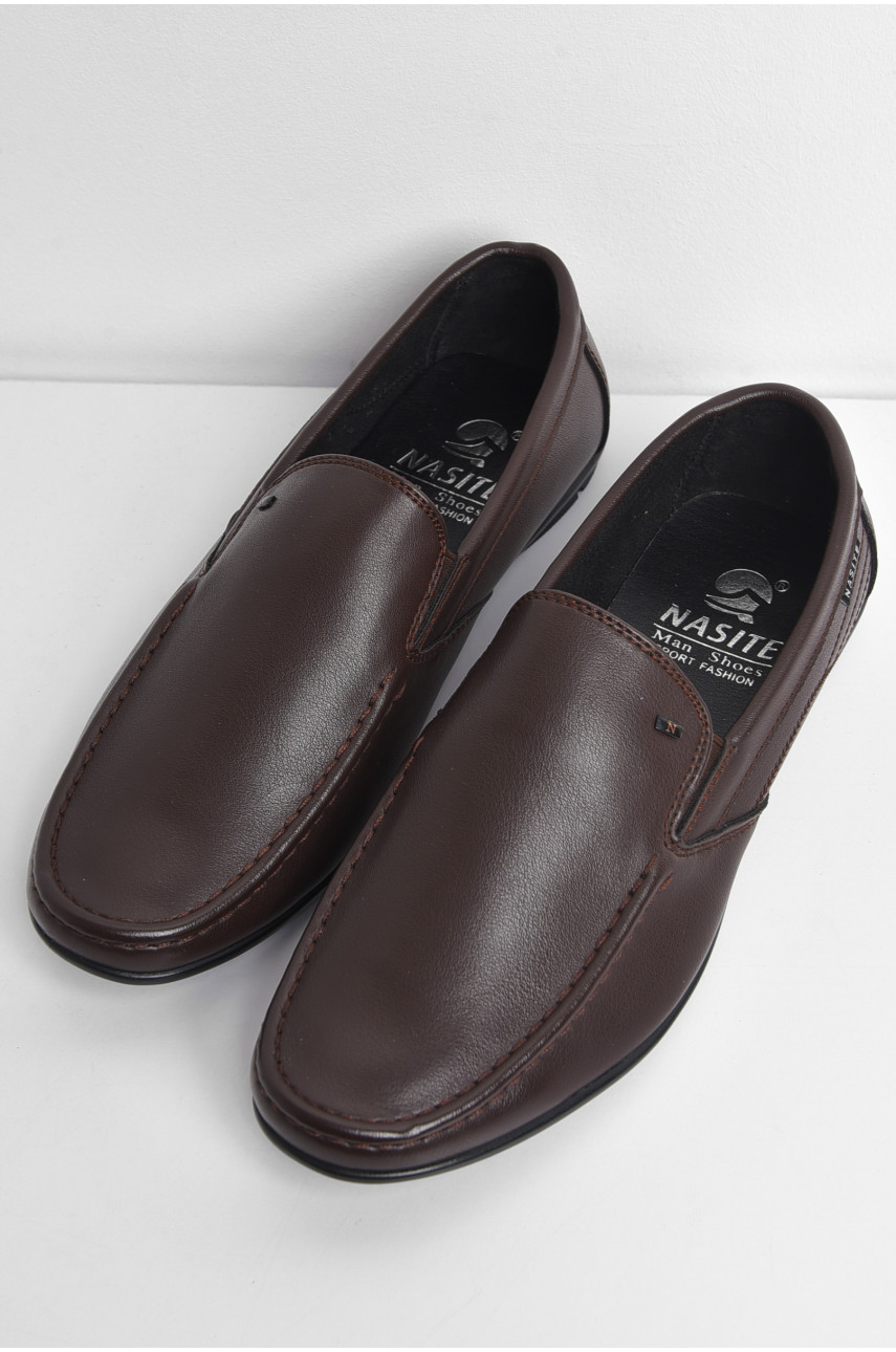 Туфлі чоловічі коричневого кольору D81-6Н 175154