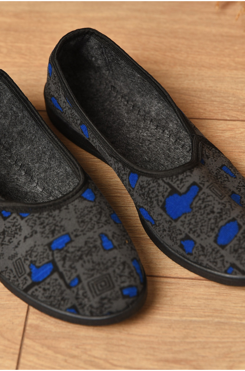 Тапочки женские серого цвета Т-117 175226