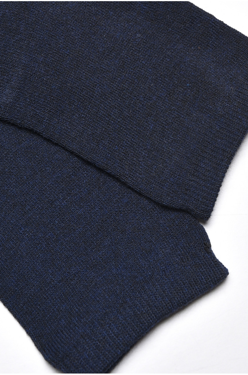 Носки мужские демисезонные темно-синего цвета 101 175460