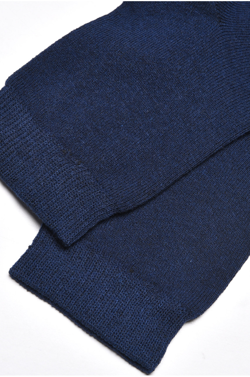 Шкарпетки чоловічі демісезонні темно-синього кольору 175549