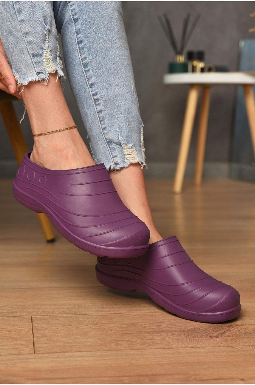 Галоши женские темно-сиреневого цвета Б-06 175771 Галоши женские темно-сиреневого цвета Б-06 175771