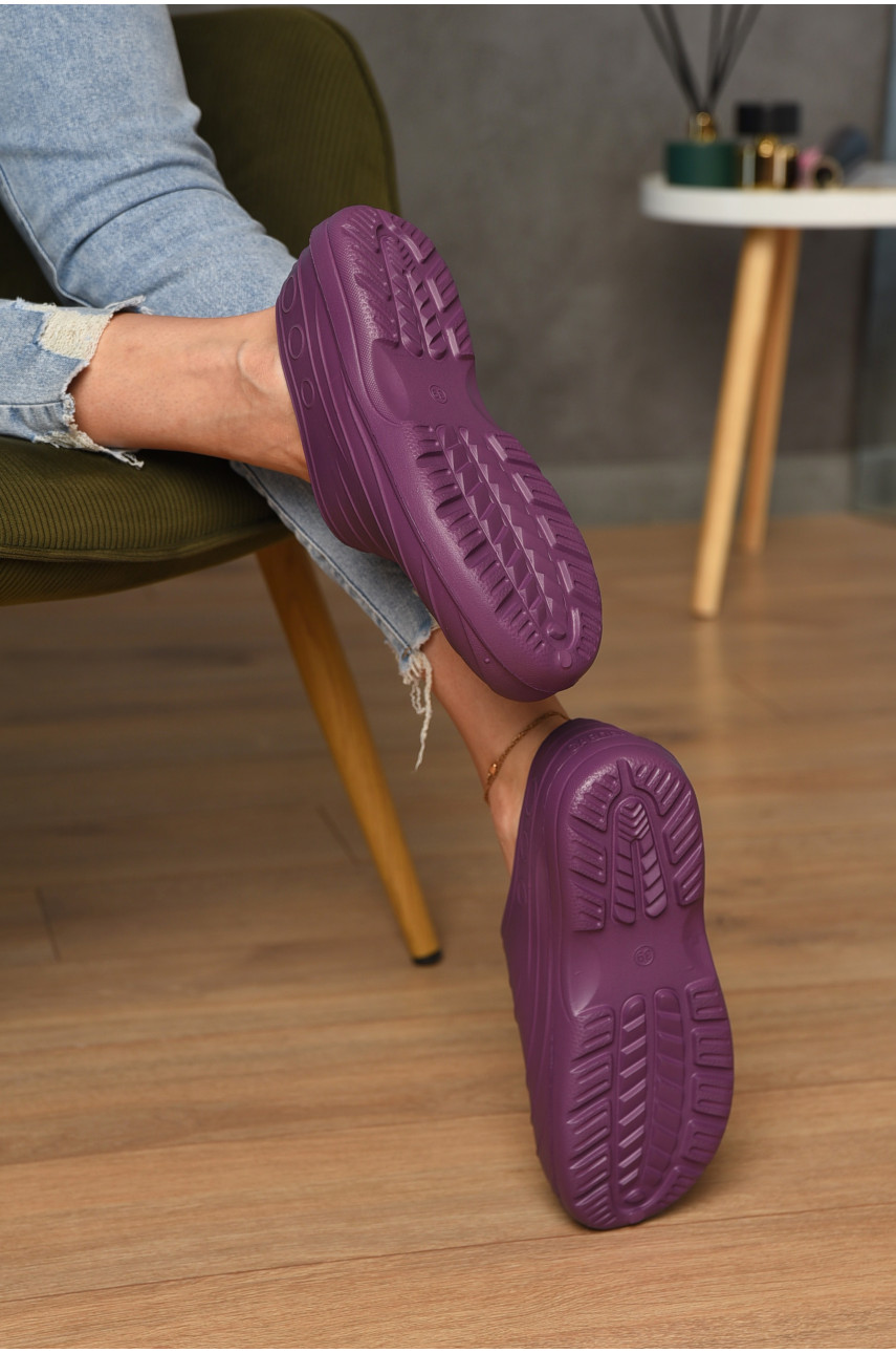 Галоши женские темно-сиреневого цвета Б-06 175771 Галоши женские темно-сиреневого цвета Б-06 175771