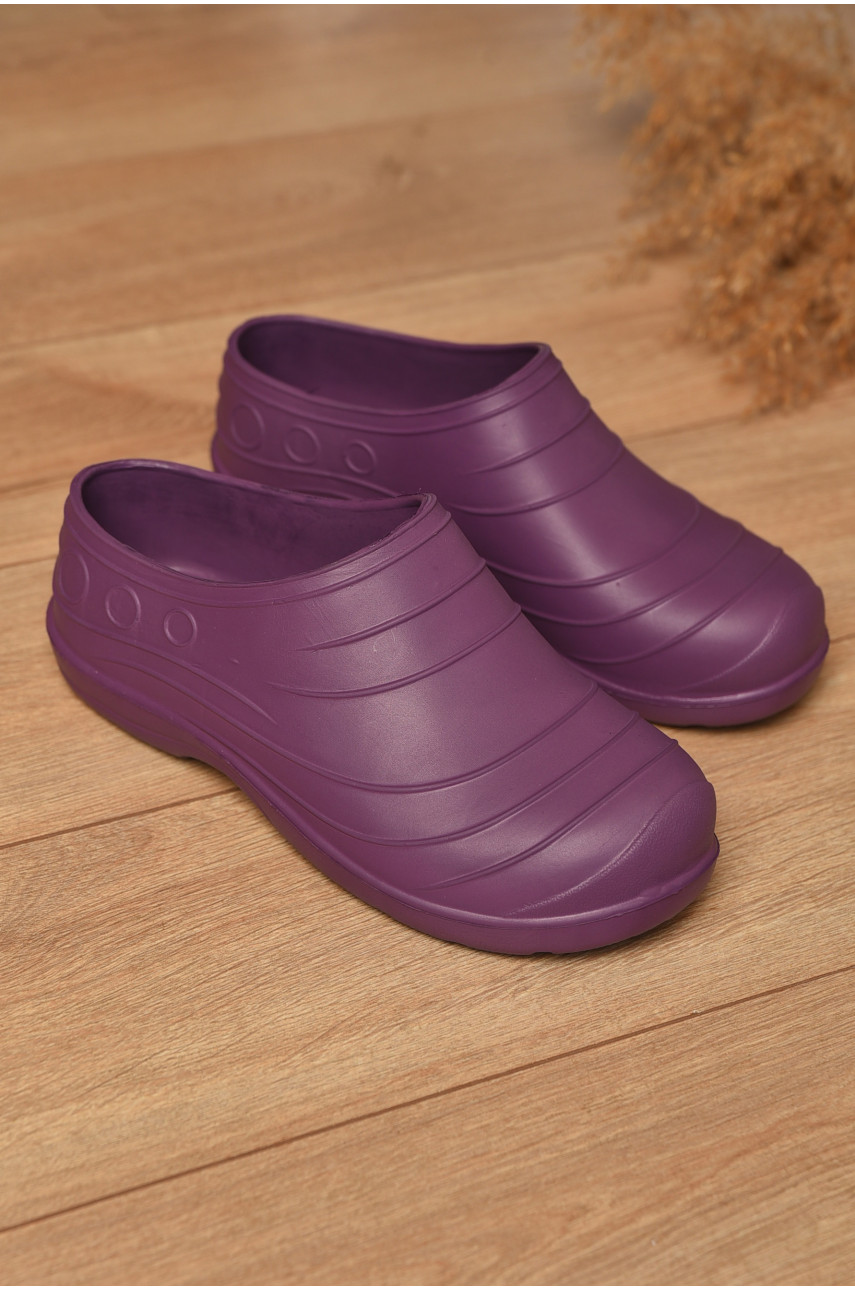 Галоши женские темно-сиреневого цвета Б-06 175771 Галоши женские темно-сиреневого цвета Б-06 175771