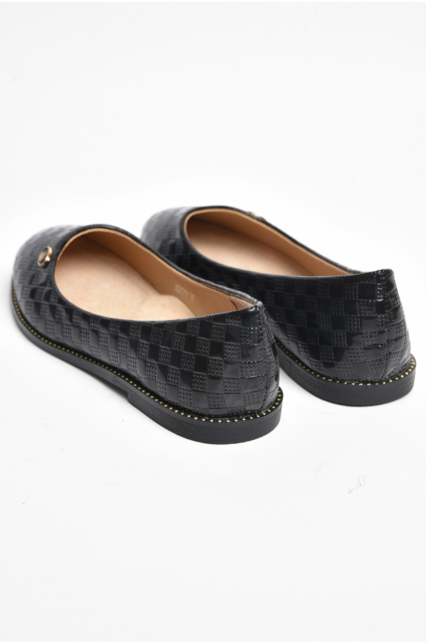 Балетки детские для девочки черного цвета 0011 175944