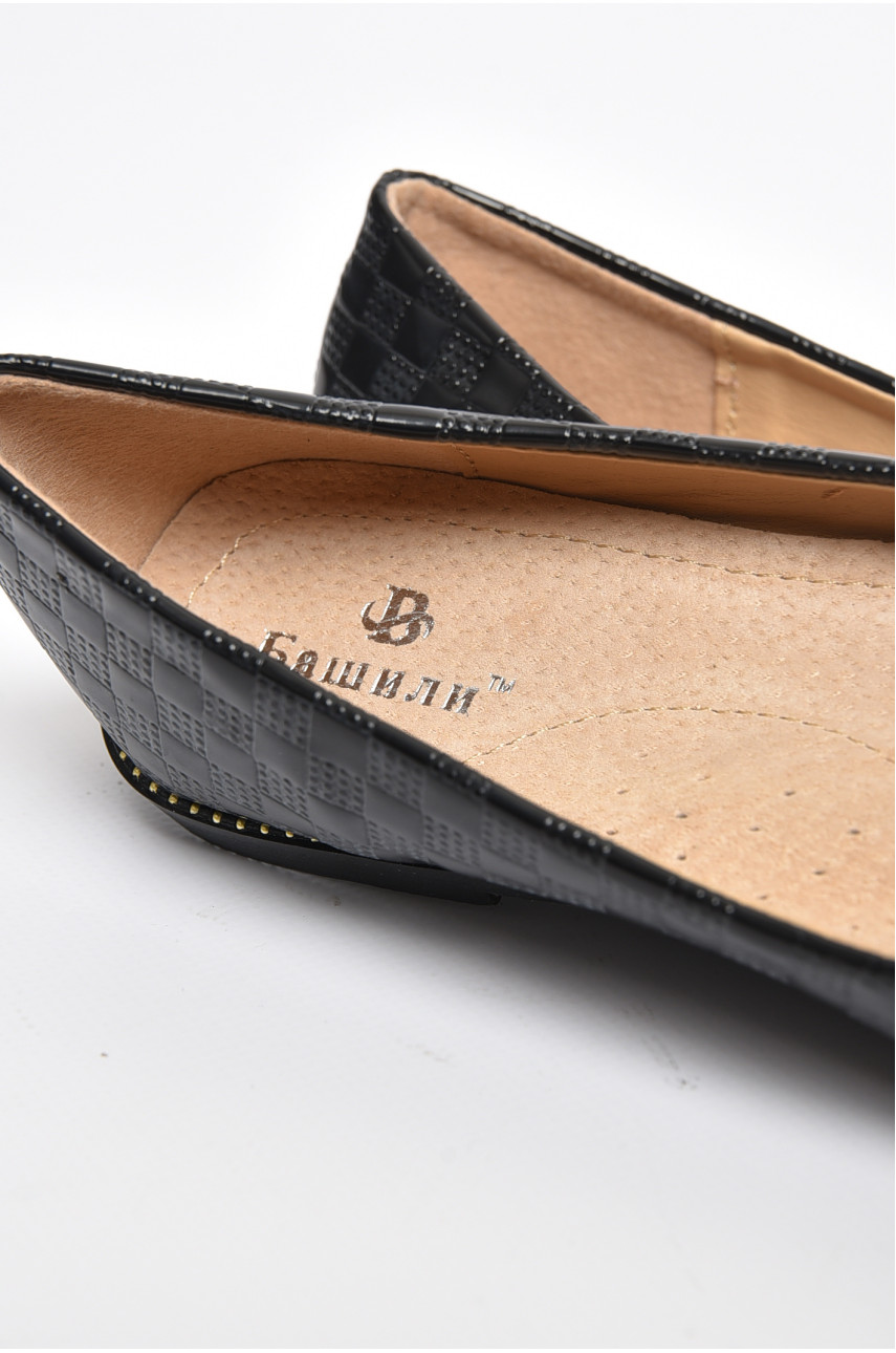Балетки детские для девочки черного цвета 0011 175944