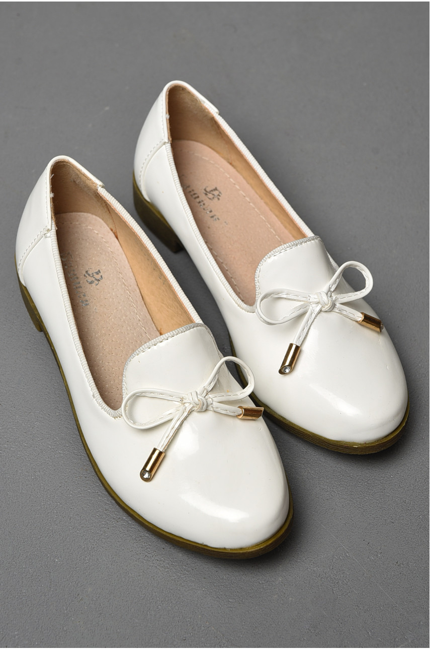 Туфлі для дівчинки білого кольору 0015 175972
