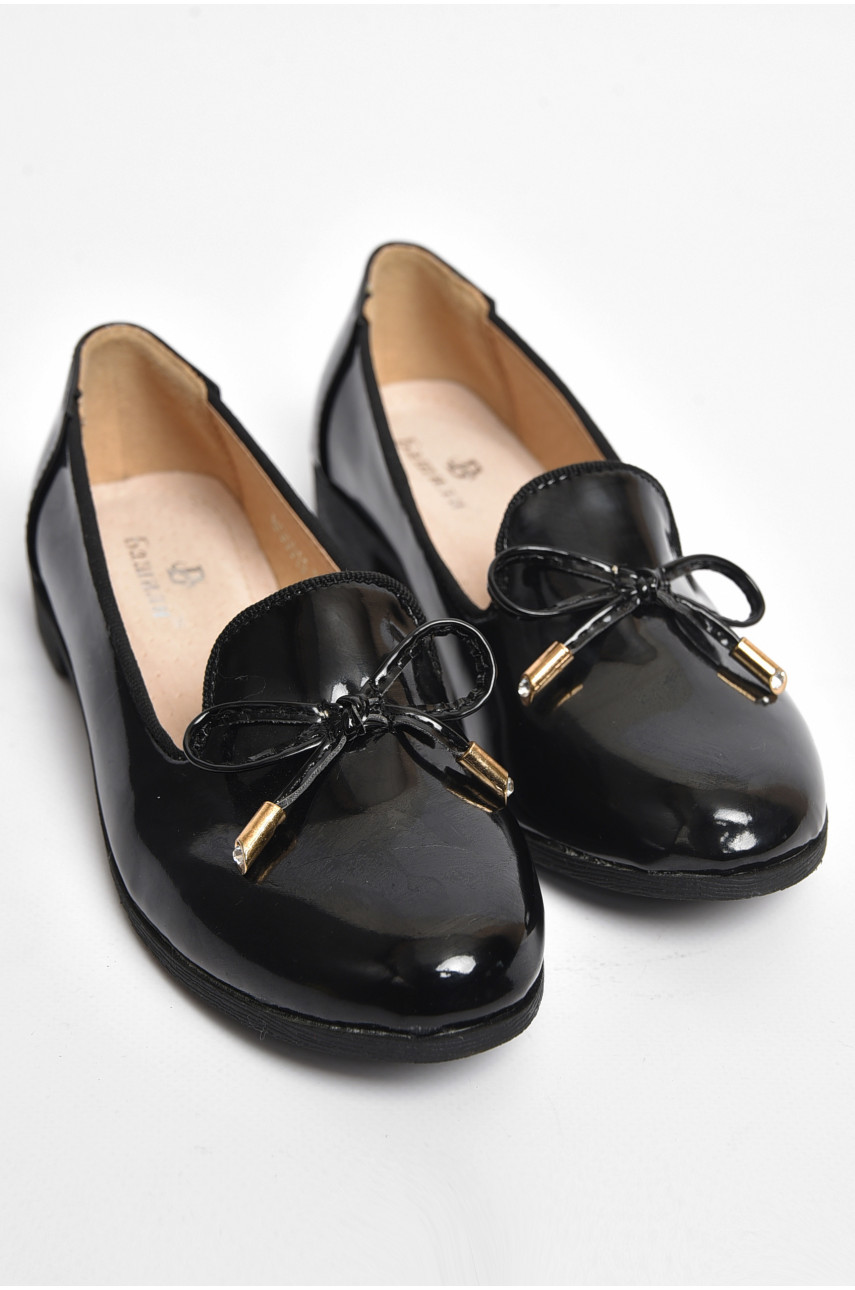 Туфлі для дівчинки чорного кольору 0015 175973