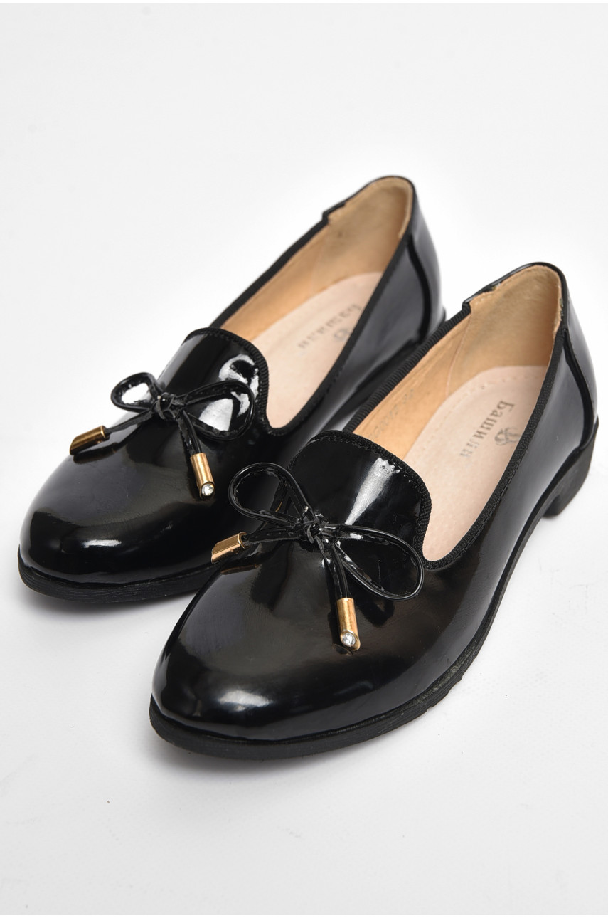Туфлі для дівчинки чорного кольору 0015 175973