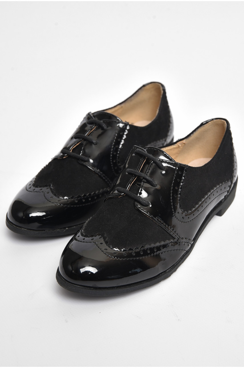 Туфлі для дівчинки чорного кольору 0013 175974