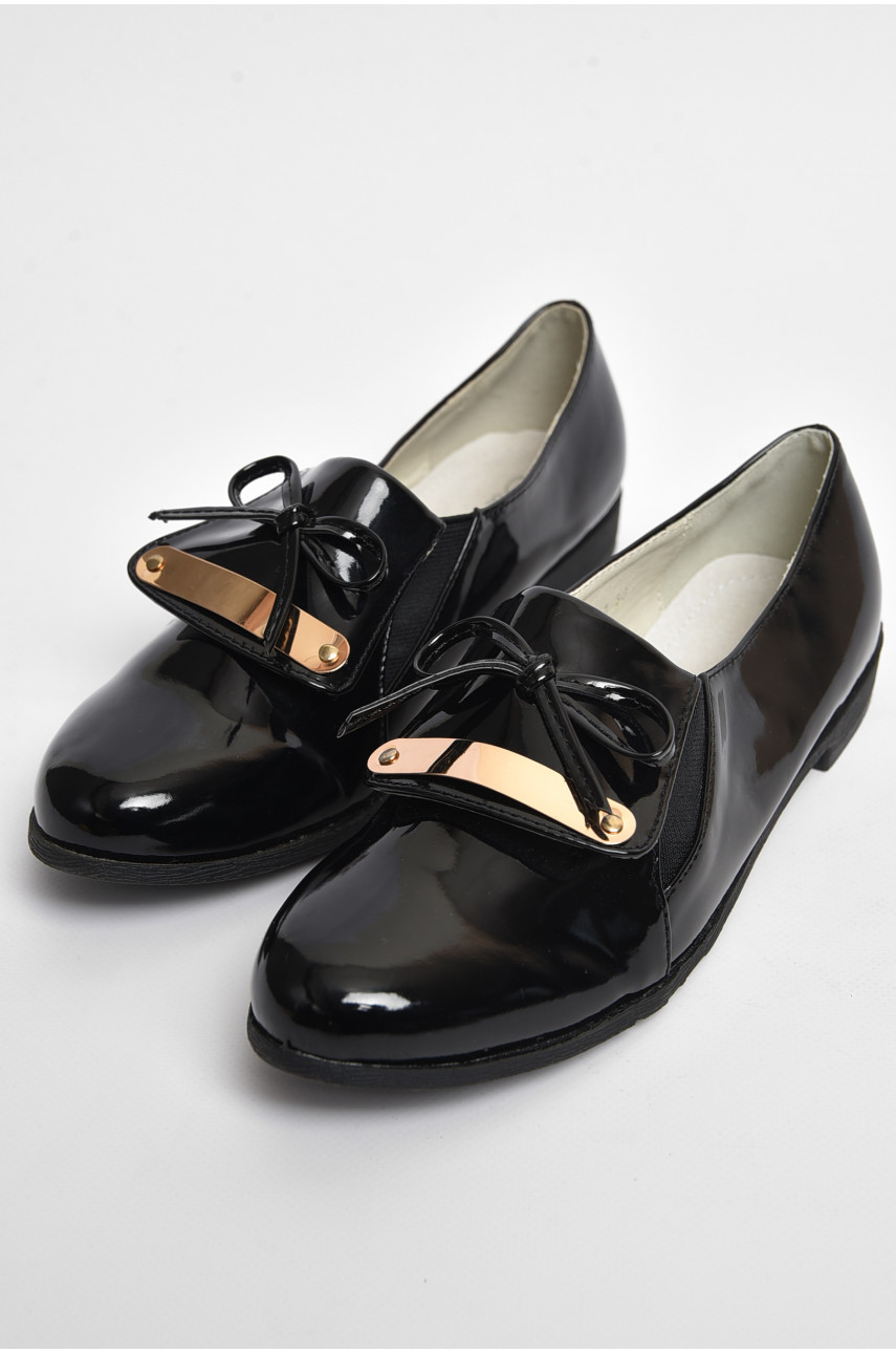 Туфли для девочки черного цвета 4-1 175979