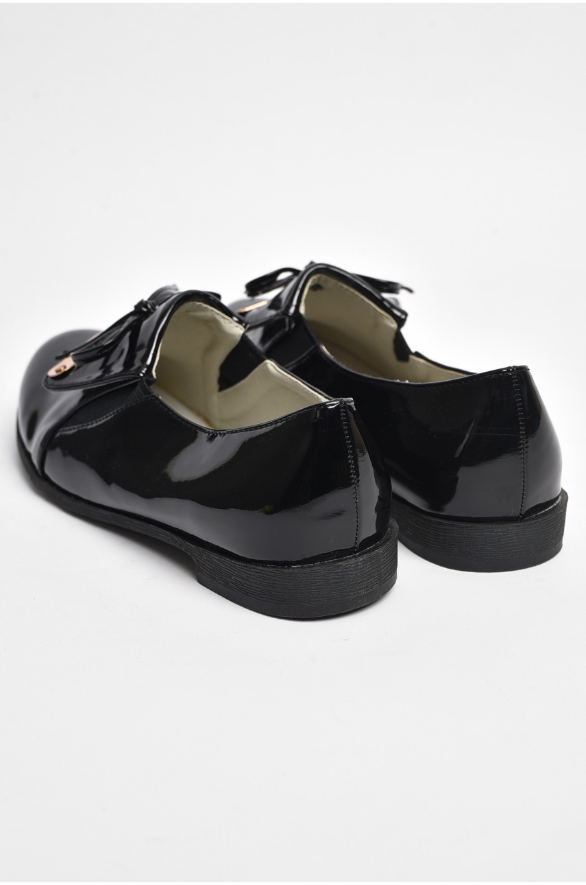 Туфлі для дівчинки чорного кольору 4-1 175979 Туфлі для дівчинки чорного кольору 4-1 175979