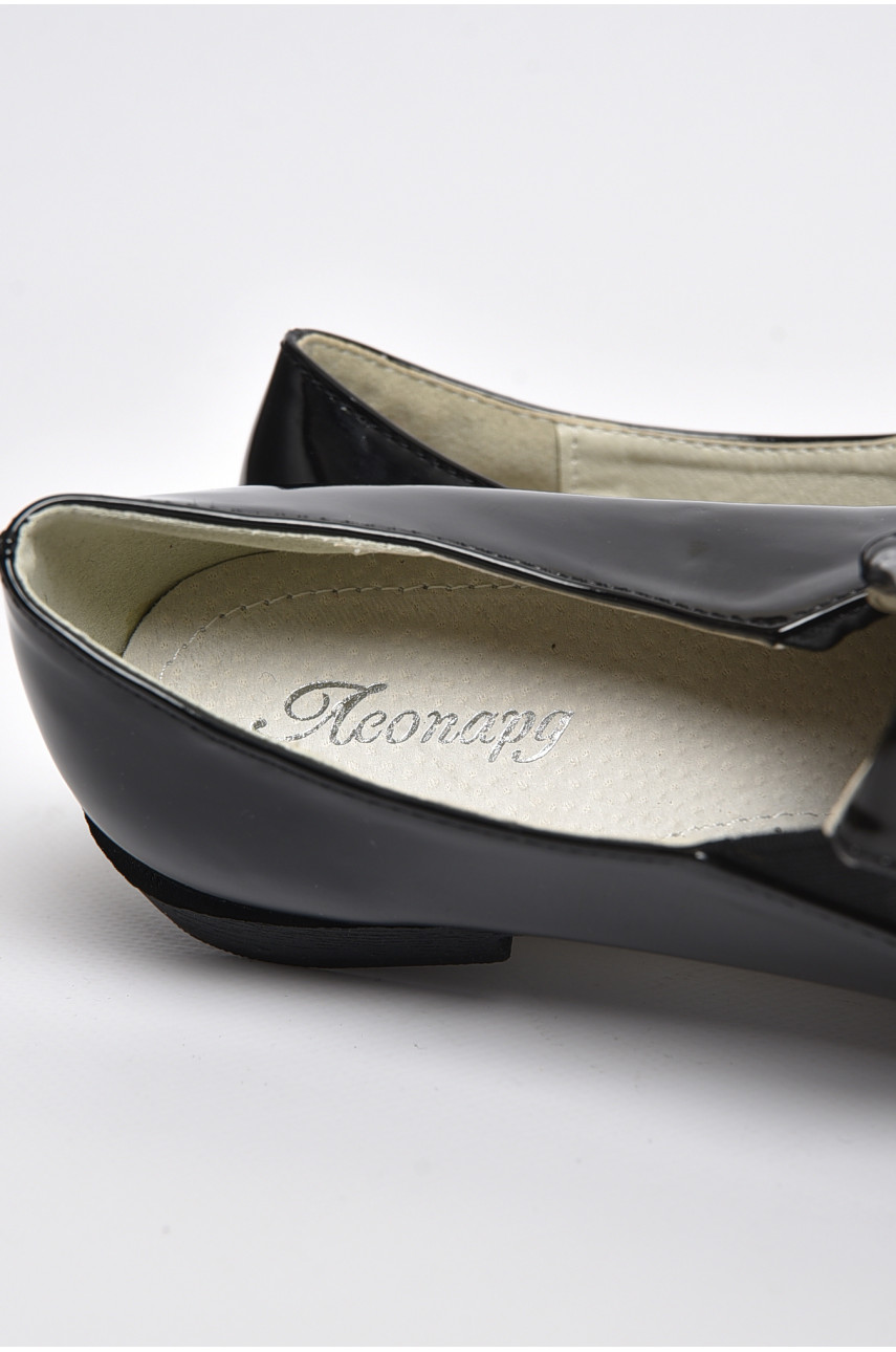 Туфлі для дівчинки чорного кольору 4-1 175979 Туфлі для дівчинки чорного кольору 4-1 175979