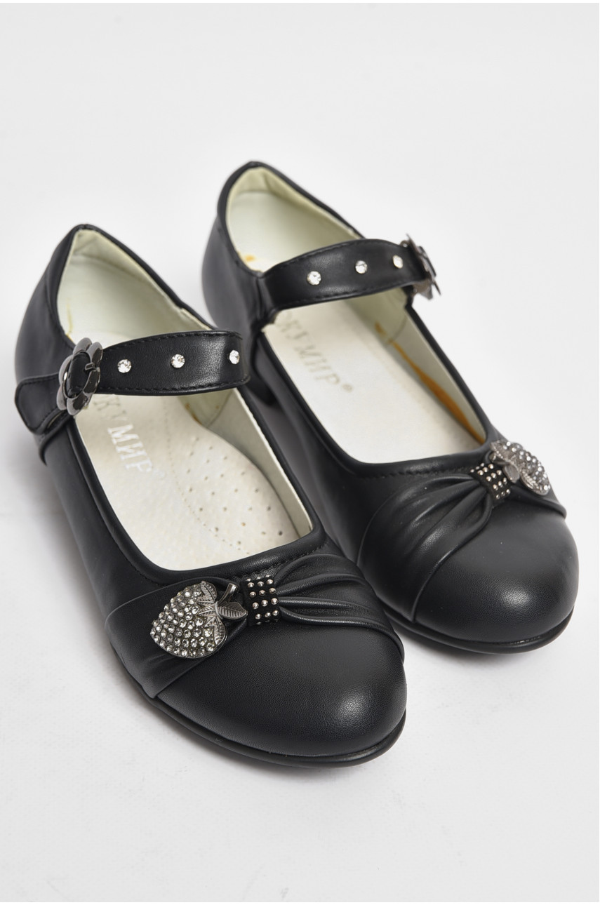 Туфли для девочки черного цвета MG502 175992