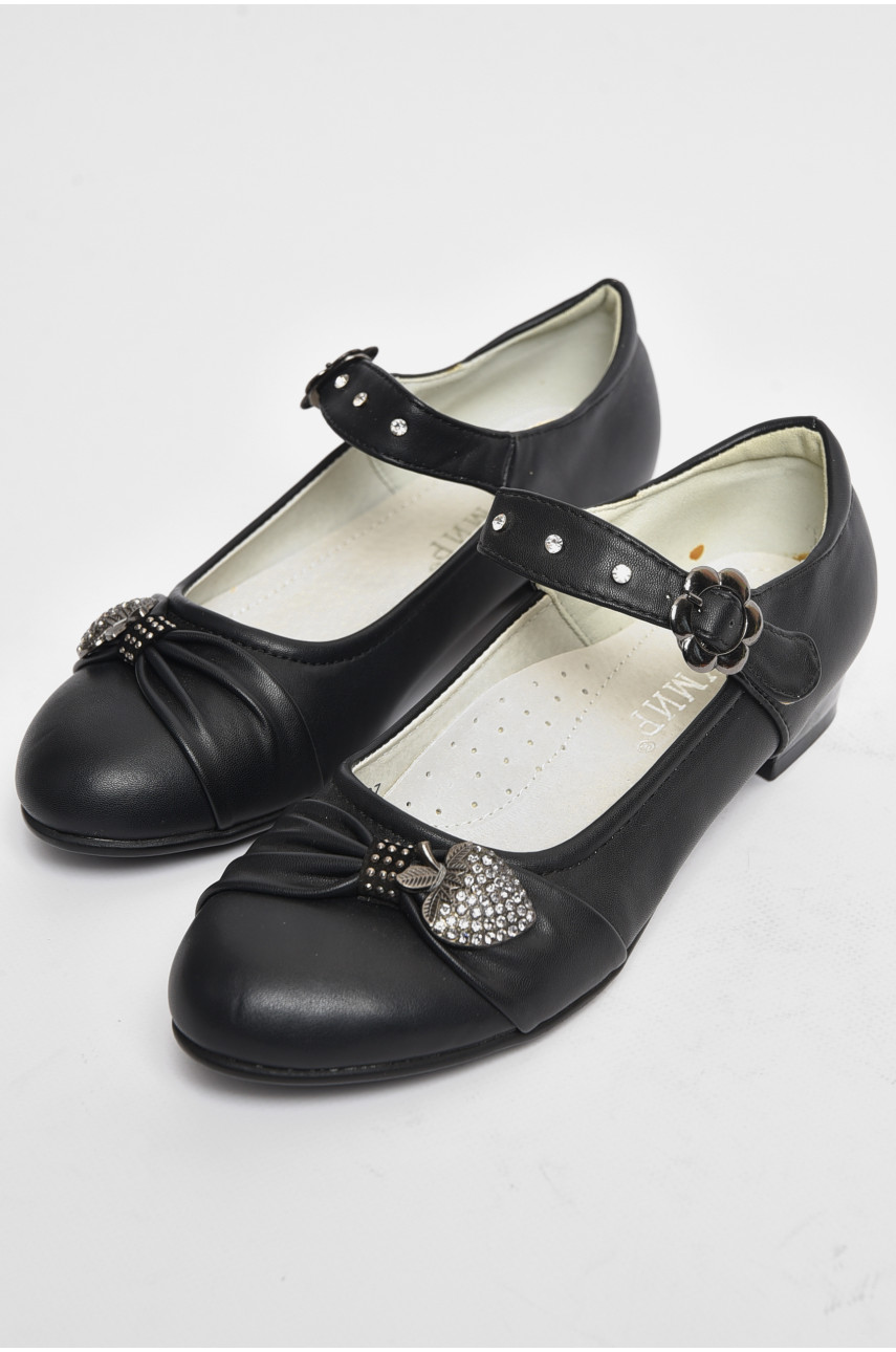 Туфли для девочки черного цвета MG502 175992