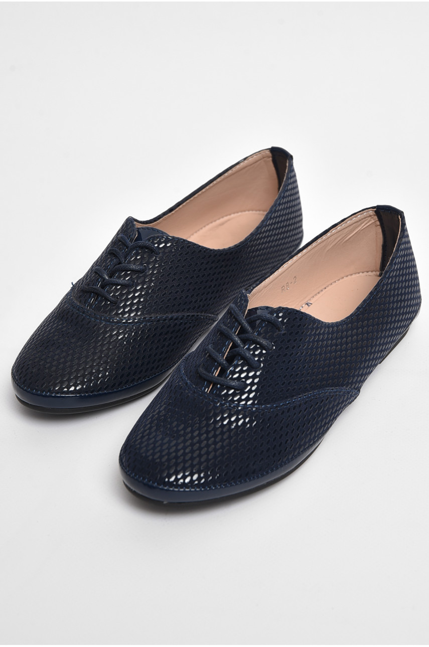 Туфли для девочки темно-синего цвета 8-2 175999