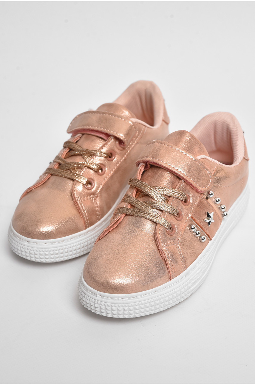 Кросівки дитячі рожевого кольору 205-13 176034