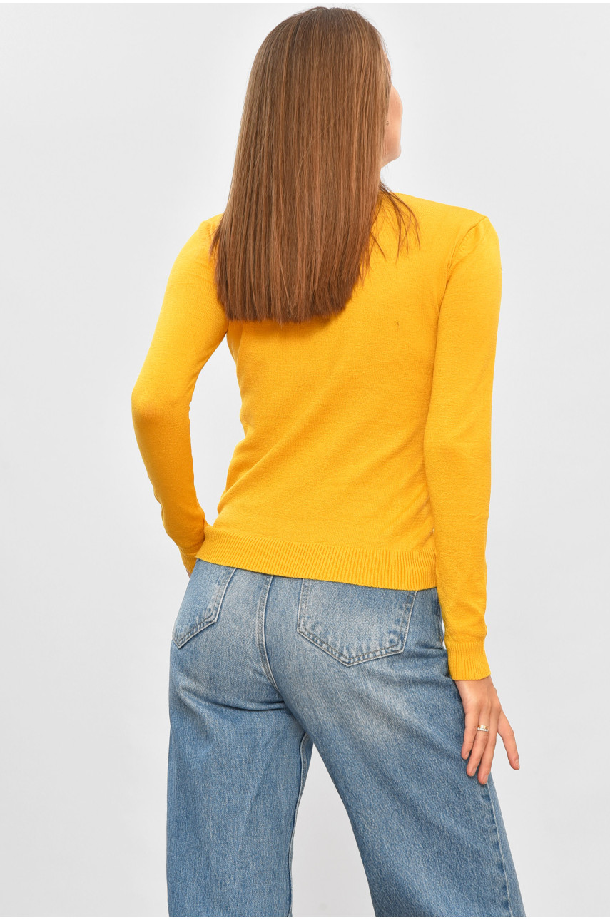 Кофта женская горчичного цвета 9182 176057 Кофта женская горчичного цвета 9182 176057