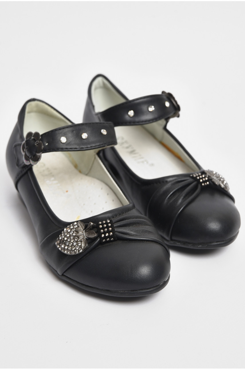 Туфли для девочки черного цвета MG502(507) 176068