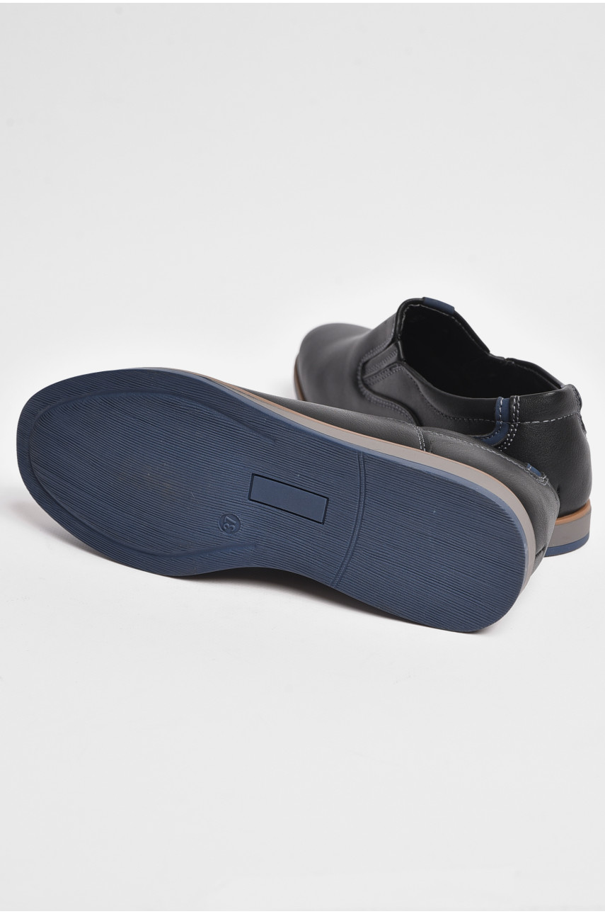 Туфли подростковые для мальчика черного цвета 7873 176122