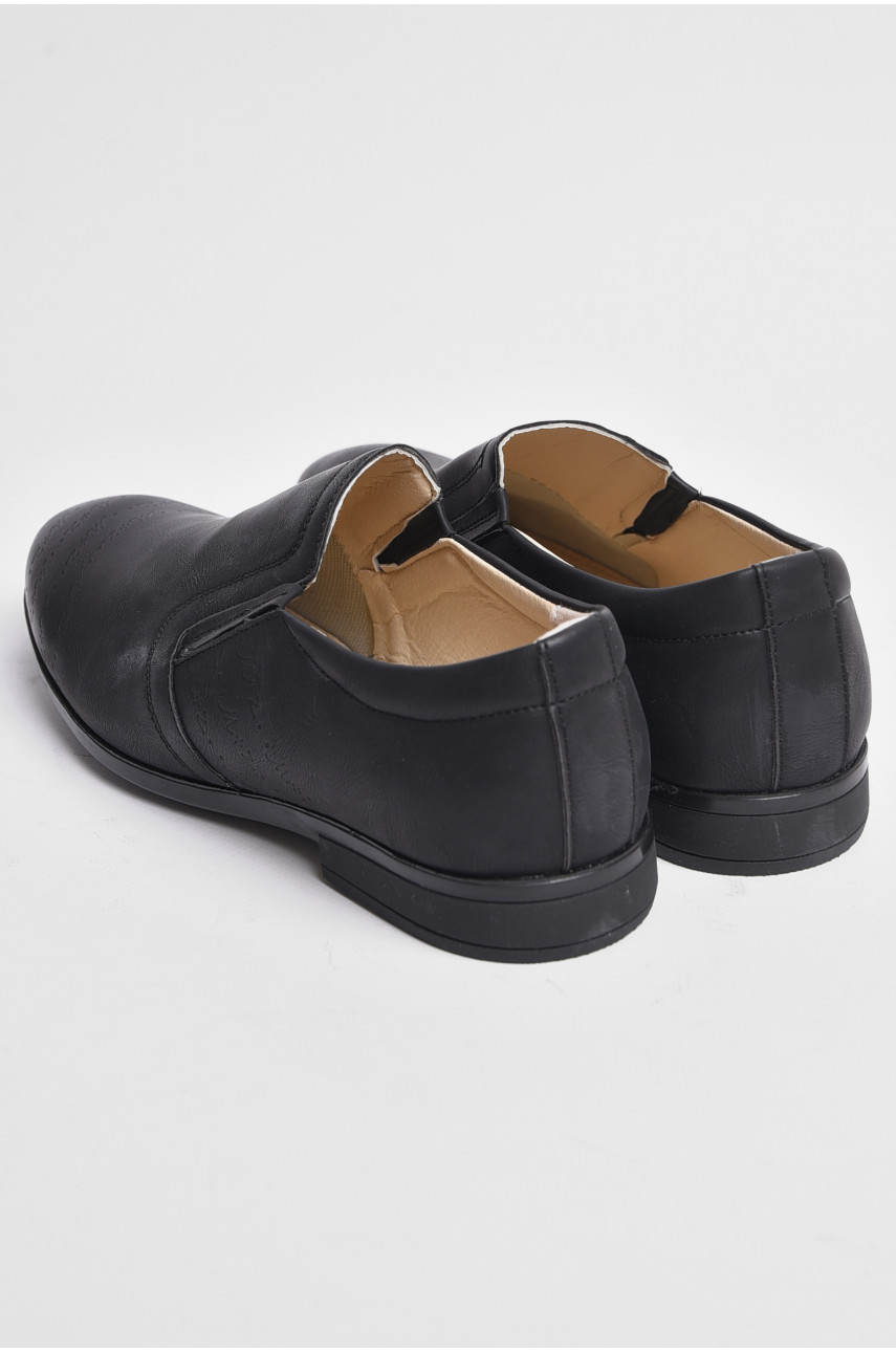 Туфли детские для мальчика черного цвета 3006 176142 Туфли детские для мальчика черного цвета 3006 176142