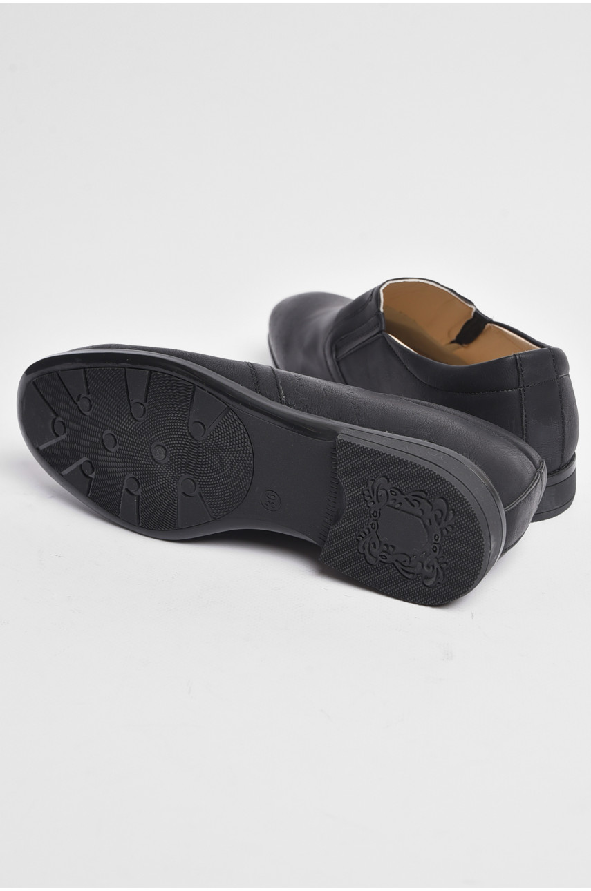 Туфли детские для мальчика черного цвета 3006 176142 Туфли детские для мальчика черного цвета 3006 176142