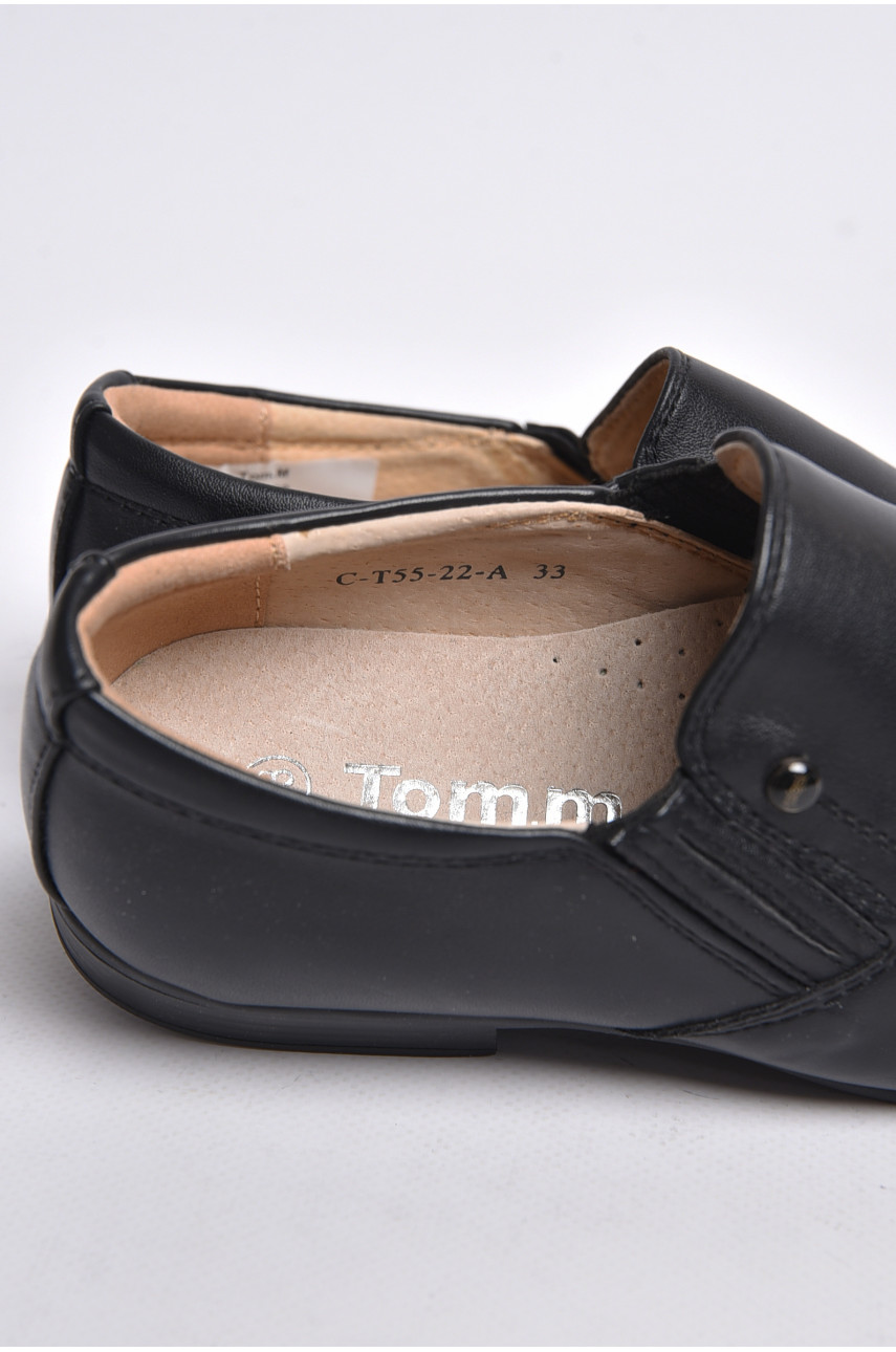 Туфлі дитячі для хлопчика чорного кольору 55-22 176151 Туфлі дитячі для хлопчика чорного кольору 55-22 176151