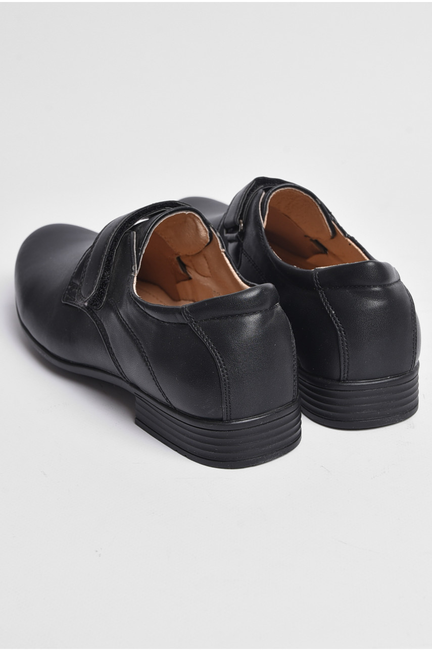 Туфли подростковые для мальчика черного цвета 39-80 176157